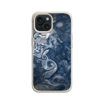 iPhone 15 SolidX 貝殼灰 - NASA - Jupiter - Swirling Clouds