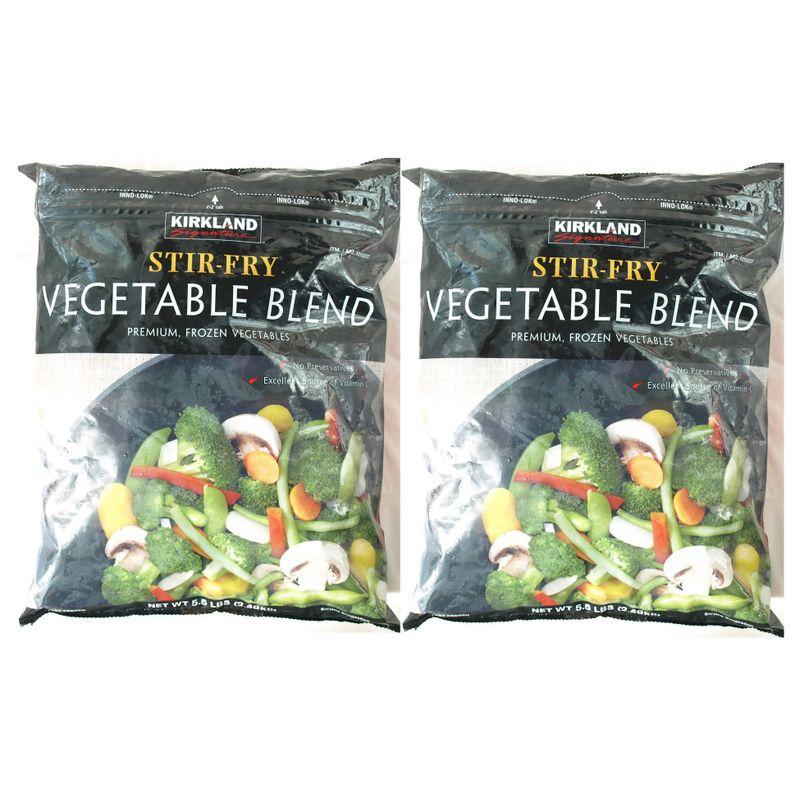 KIRKLAND カークランド ステア フライ ベジタブル ブレンド 2.49Kg×2個 冷凍野菜