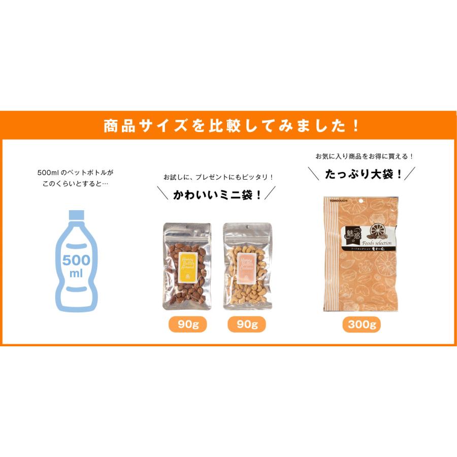 友口 魅惑のハニーバターカシューナッツ＆アーモンド 180g 送料無料 チャック おやつ  モグーグ 国産はちみつ 北海道バター