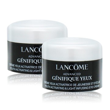 LANCOME 蘭蔻 超未來肌因亮眼精粹霜(5ml)X2-體驗組