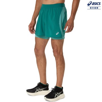 ASICS 亞瑟士 ROAD 2IN1 5吋 短褲 男款 ACTIBREEZE 海外版型 跑步下著 2011D245-301