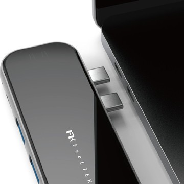 Feeltek｜玻璃 7 in 1 USB-C Hub多功能隨身集線器