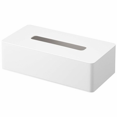 ティッシュケース 山崎実業 正規品 TOWER タワー ティッシュケースレギュラーサイズ ティッシュカバー ホワイト