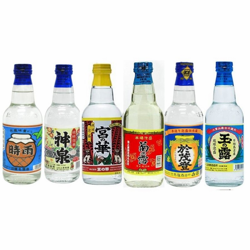 沖縄 泡盛 ６種類 飲み比べ360ml×6本セット バラエティーセットD 