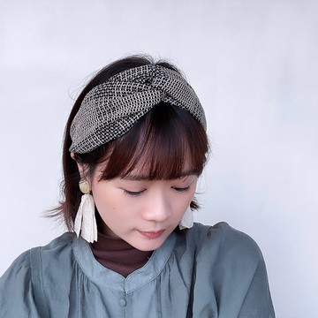 巧克點點 好煩小姐 交叉髮帶 鋁線髮帶