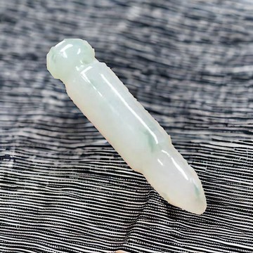 【考試順利】冰飄花翡翠文昌筆項鍊 | 天然緬甸玉A貨翡翠 | 送禮