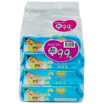 ✿新信義藥局✿ 奈森克林 純水柔濕巾(70抽4包入)