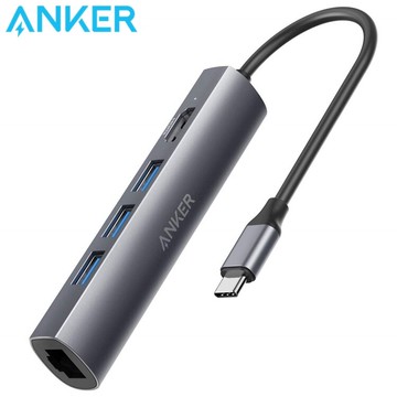 耀您館★Anker五合一HUB集線器含3個USB、HDMI和1Gbps網路LAN連接器A83310A1筆電5埠轉接器3.0【APP下單點數4倍送】