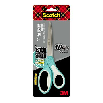3M Scotch超銳利事務剪刀/SS-P8/不銹鋼/8吋【領券滿額再折千7/31止】