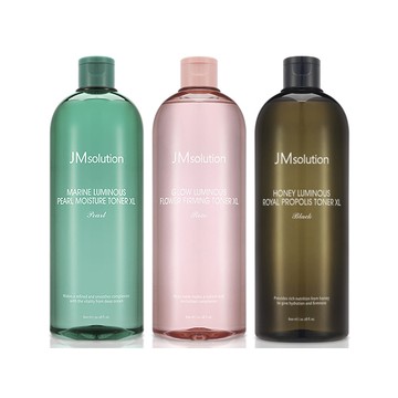 韓國 JMsolution 海洋珍珠溫和保濕／水光玫瑰／水光蜂蜜 大容量化妝水(600ml)【小三美日】