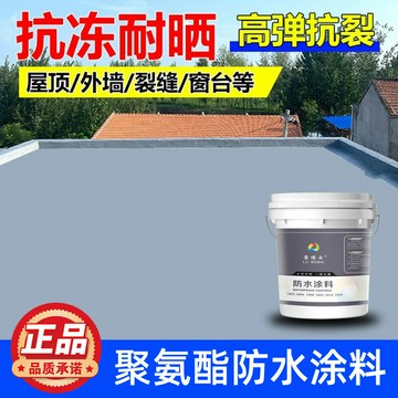 屋頂防水補漏專用材料房頂樓頂裂縫滲水平房屋外墻防水塗料防漏膠{鑫弘-工葉電器}可開發票