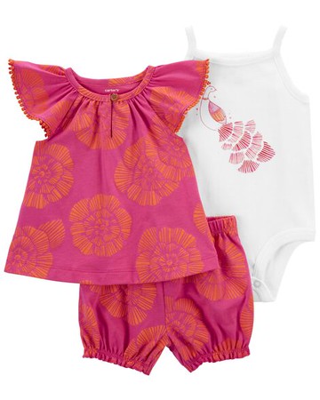 Baby 3-Piece Little Diaper Cover Set