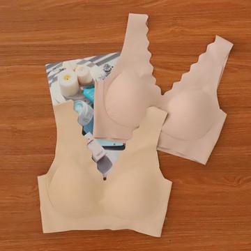 薄款日系女簡約背心冰絲聚攏內衣舒適透氣無鋼圈無痕運動防震文胸