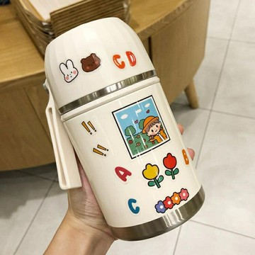 小型燜燒壺燜燒杯女飯盒可愛少女心學生上班族1人便攜帶飯保溫桶 雙11全館免運