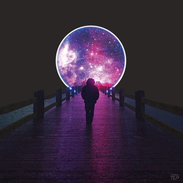 TLP反光貼紙 心情切片系列 太空宇宙星空傳送門科幻平板機箱貼紙