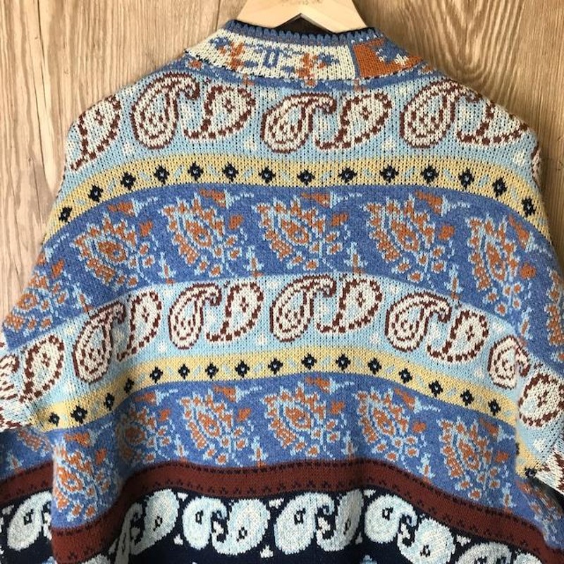 80s〜90s 北斎タグ VINTAGE KENZO マルチカラー デザイン ニット セーター メンズ Lサイズ程 80年代 90年代 ケンゾー 古着  e24022903 | LINEブランドカタログ