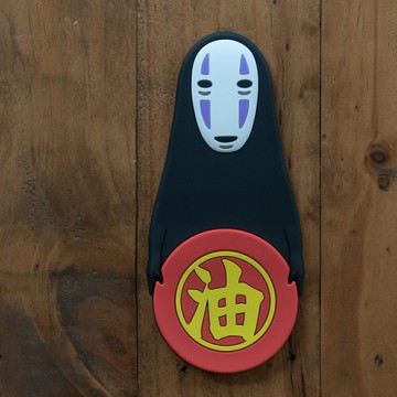 真愛日本 宮崎駿 吉卜力 無臉男 神隱少女 造型磁鐵 可折掛鉤 收納掛勾 冰箱貼掛勾 掛勾 磁鐵掛鉤