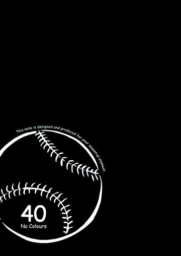 【美加美】文具紙品-25K數字平裝筆記(28張)-棒球黑1 AW1609/10本入【APP滿額下單10%點數(單一帳號最高5000點)】1/31止