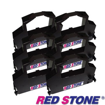 RED STONE for PRINTEC PR836S黑色色帶組(1組6入)