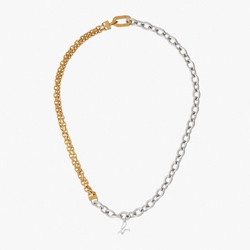 agnes b.bijoux Chunky Chain系列雙色項鍊