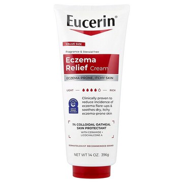 Eucerin, 溼疹緩解膏，無香，14 盎司（396 克）