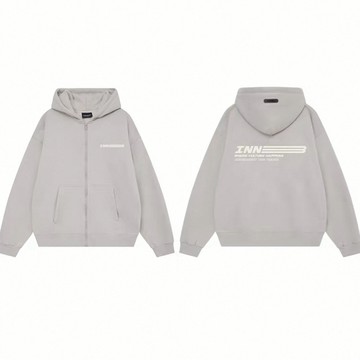 INNERSECT 三生萬物 開衫字母連帽外套 美式 潮牌 街頭 長袖 寬鬆 INN24FWTHD379