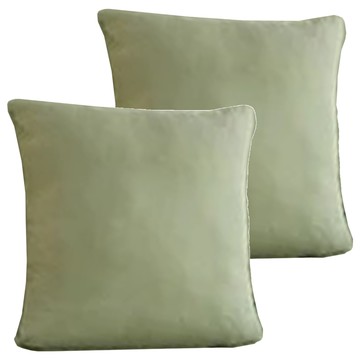 涼感新科技彈力冰絲 抱枕套 抹茶綠  45 x 45cm  2個