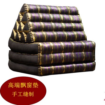 特價飄窗墊三角靠枕墊榻榻米地板窗臺墊子東南亞手工坐墊
