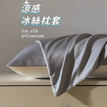 💗隔日到貨💗 涼感枕頭套 冰絲枕頭套 冰絲枕套 天絲枕頭套 枕頭保潔墊 枕芯保護套 素色枕頭套 48x74 信封式枕套