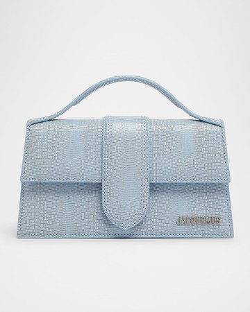 Le Grand Bambino Lizard-Embossed Shoulder Bag