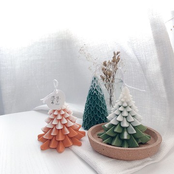 積雪小樹香氛蠟燭禮盒-1入