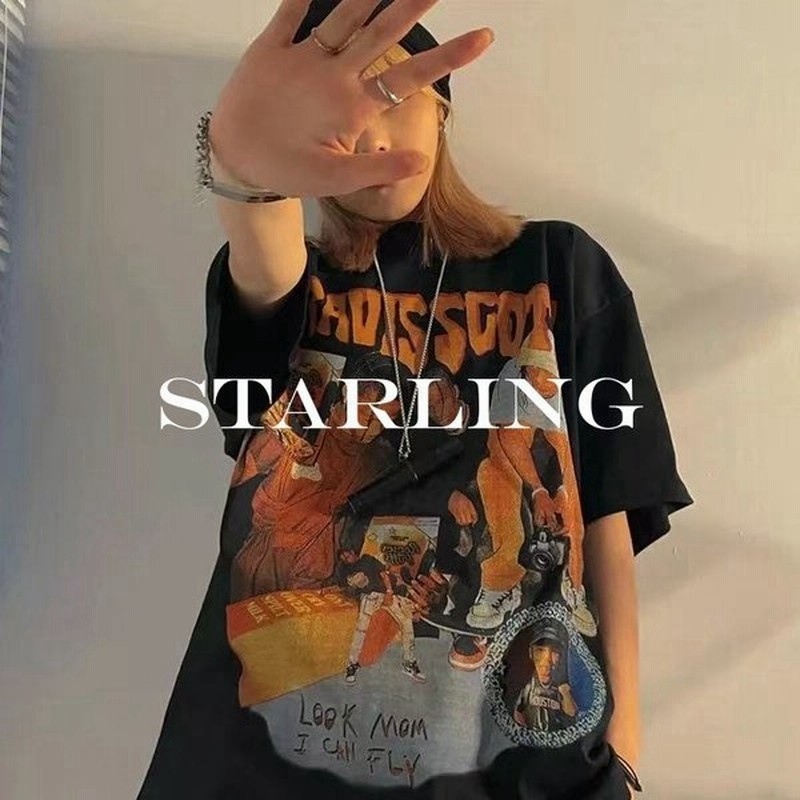 全2色 Tシャツ 半袖 ヴィンテージ風 レトロ調 ユニセックス 男女兼用 原宿系ファッション 韓国風 ダンス衣装 Pop カワ 個性 奇抜 かわいい 通販 Lineポイント最大0 5 Get Lineショッピング