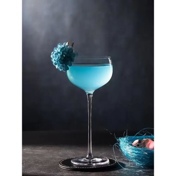 酒吧源創日式無鉛水晶木村哨子高腳圓肚雞尾酒杯馬天尼瑪格麗特杯