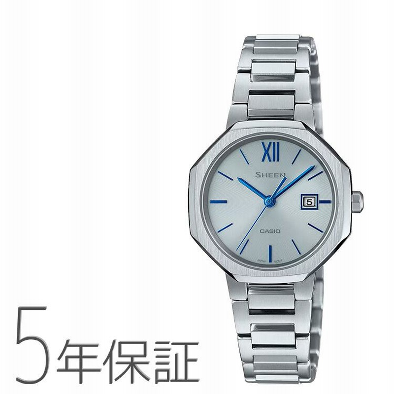 SHEEN シーン 八角形 ソーラー シルバー SHS-4529D-7AJF CASIO カシオ