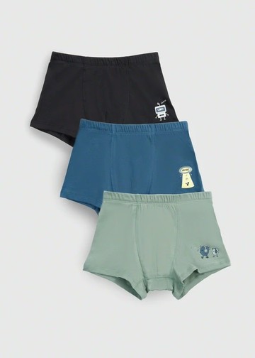 男童三入組_Music Corner．內包緊帶平口內褲(聲波冒險隊)