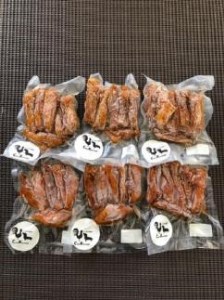 ［福岡市発］冷たいからあげ特製甘辛味100g×3個、特製めんたい甘辛味100g×3個セット