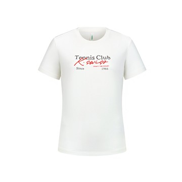 短袖T恤 T-SHIRTKC7522WCTS06 休閒 女上衣 白色 1911552-161