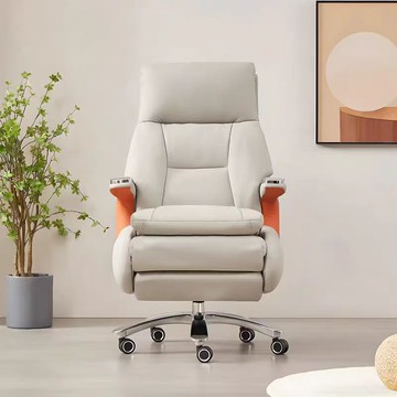 免運 可躺午休椅真皮大班椅手動西皮老板椅電動太空艙座椅人體工學椅子115-SFY 保售後 快速出貨