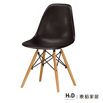 【H&D東稻家居】餐椅(黑)(TCM-01972)