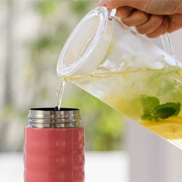 【KYOCERA 京瓷】日本京瓷 陶瓷塗層彈蓋式保溫杯 500ml(原廠總代理)