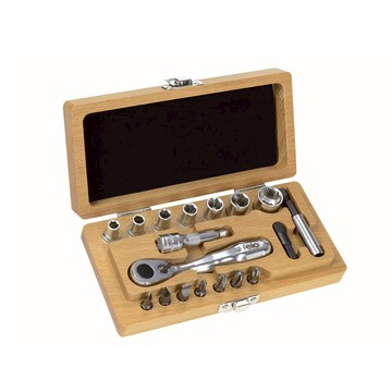 【FELO】迷你起子套筒組18件組XS18 Classic-木盒