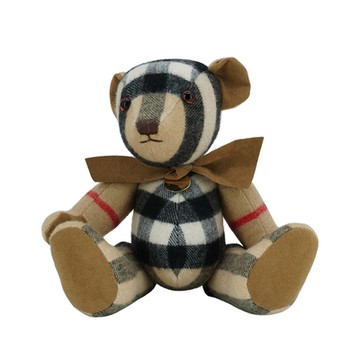 二手品 Burberry Thomas 羊毛玩偶熊(駝)