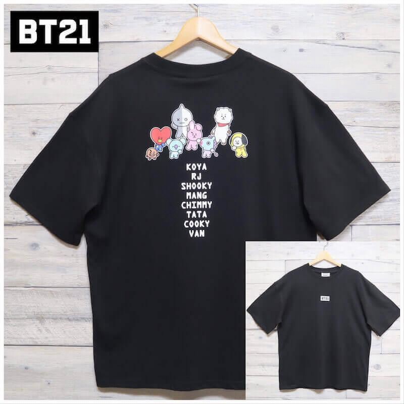 送料無料 BT21 BTS 半袖 Tシャツ ティーシャツ 半袖Tシャツ ロゴ ...