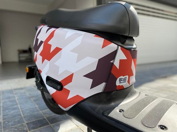 千鳥紋(摩登紅) gogoro系列車套 防刮車套