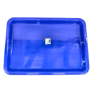 震嶸塑膠 450塑膠長方盤  滴水盤/托盤/餐盤  藍色 45x31.5x3cm 4個