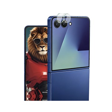 Imak SAMSUNG 三星 Z Flip 8 5G 鏡頭玻璃貼 (三款式可選) 奈米吸附透明版