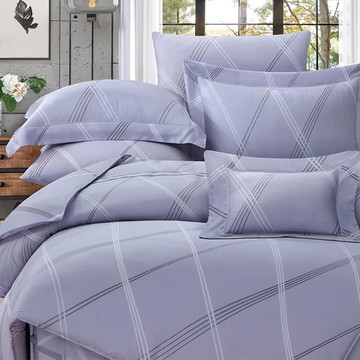 Grace Life 頂級精緻系列 60支100%天絲兩用被 美式信封枕套  被套 + 床罩 + 枕套組  雙人加大  灰色