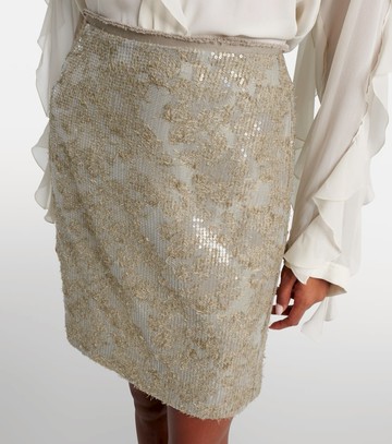 Dorothee Schumacher Sequined pencil midi skirt