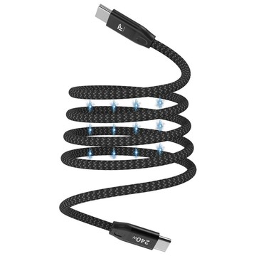 A公 - A公 I.T.F 急速快充磁吸線240W ITF004C  USB-C to USB-C
