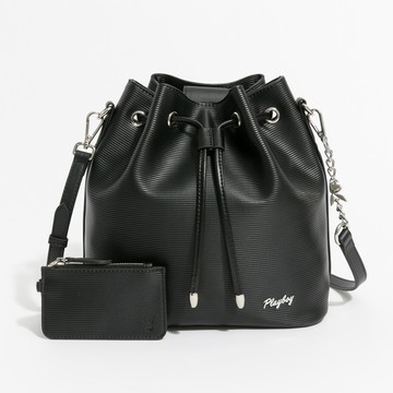 PLAYBOY-水桶包 Simplicity系列-黑色(551-0803-09-6)